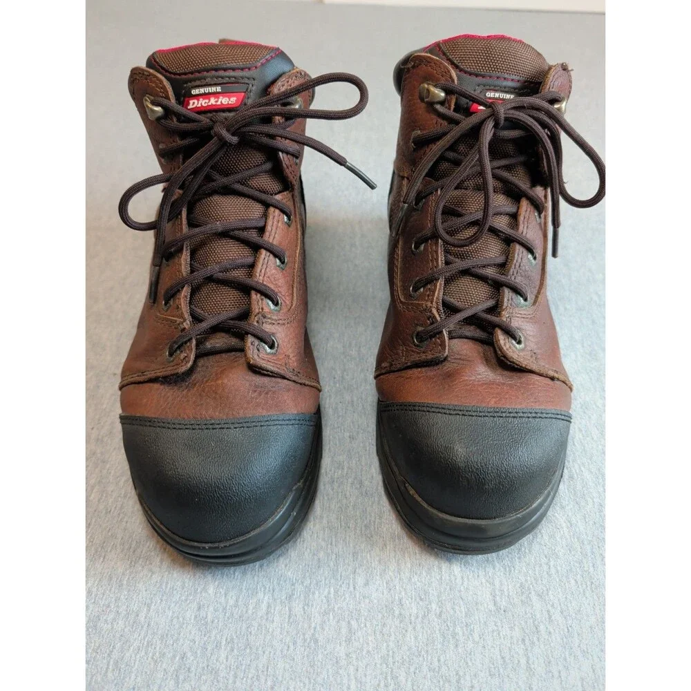 Dickies Job Rated Truxx Mens 9.5 Waterproof Steel Toe EH Rated Slip Resistant